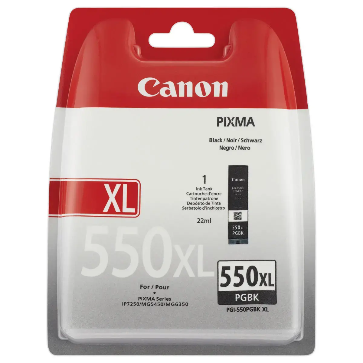 Cartouche jet d'encre CANON noire PGI-550XL haute capacit&eacute; 