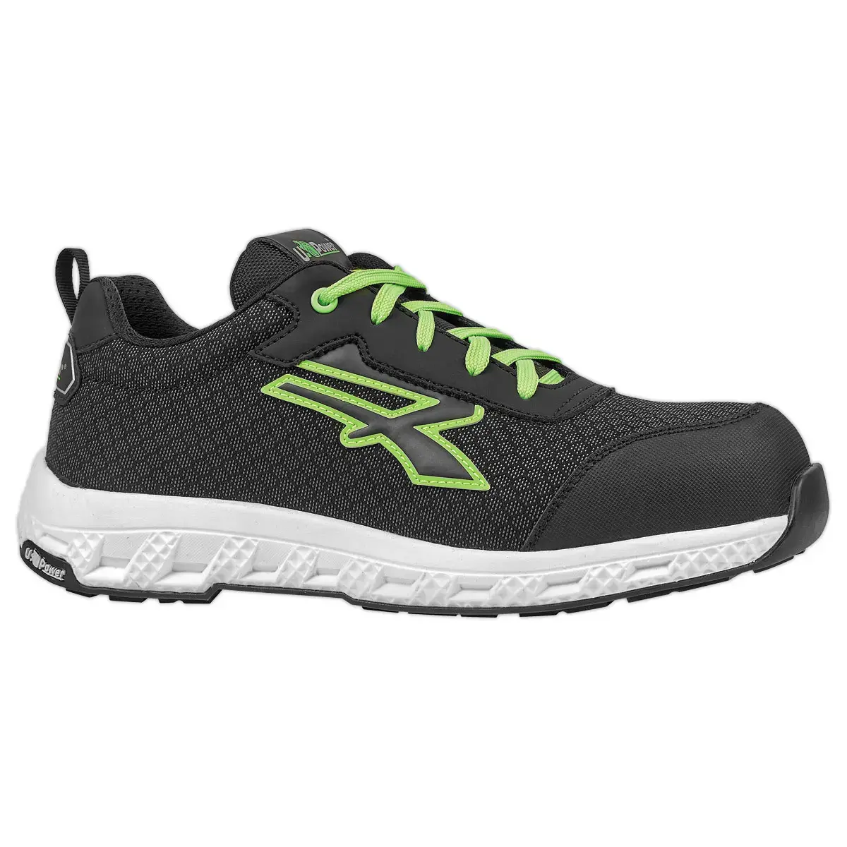Chaussures de sécurité Mitch ESD S3S CI - Noir et vert - Taille 48 - Upower