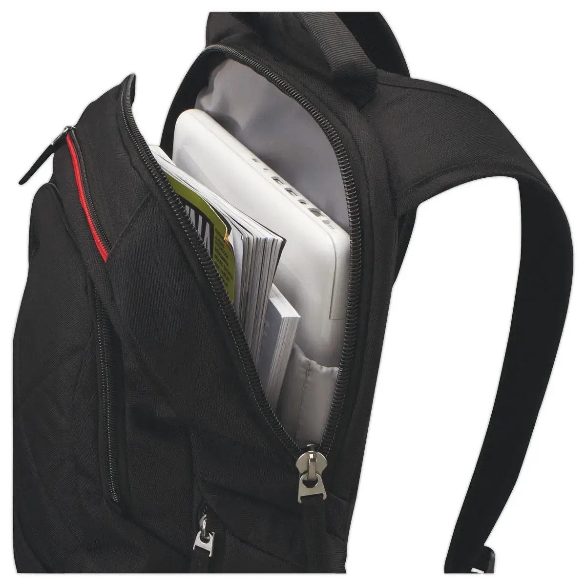 Sac à dos polyester pour PC 14" - Nylon coloris noir - CASE LOGIC