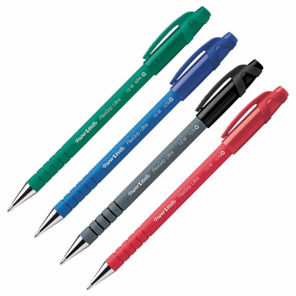 Stylo bille Flexgrip CAP - écriture moyenne - Bleu - PAPERMATE