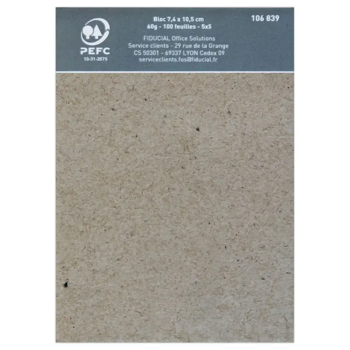 Bloc-notes de bureau A7 - 60g