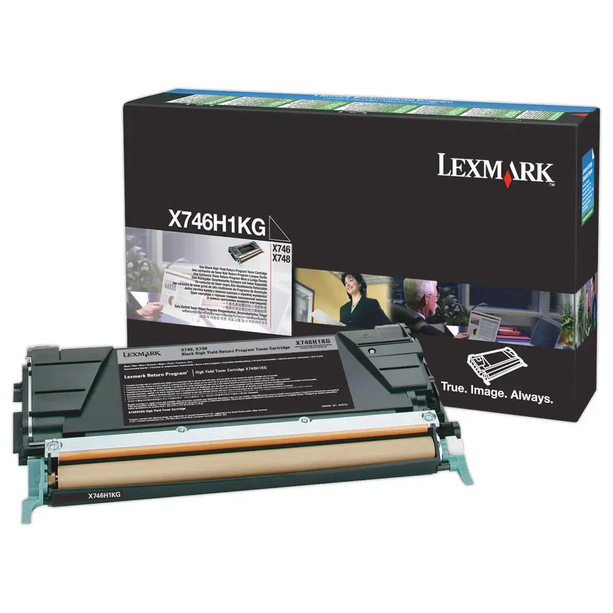 Toner LEXMARK noir HC X746H1KG