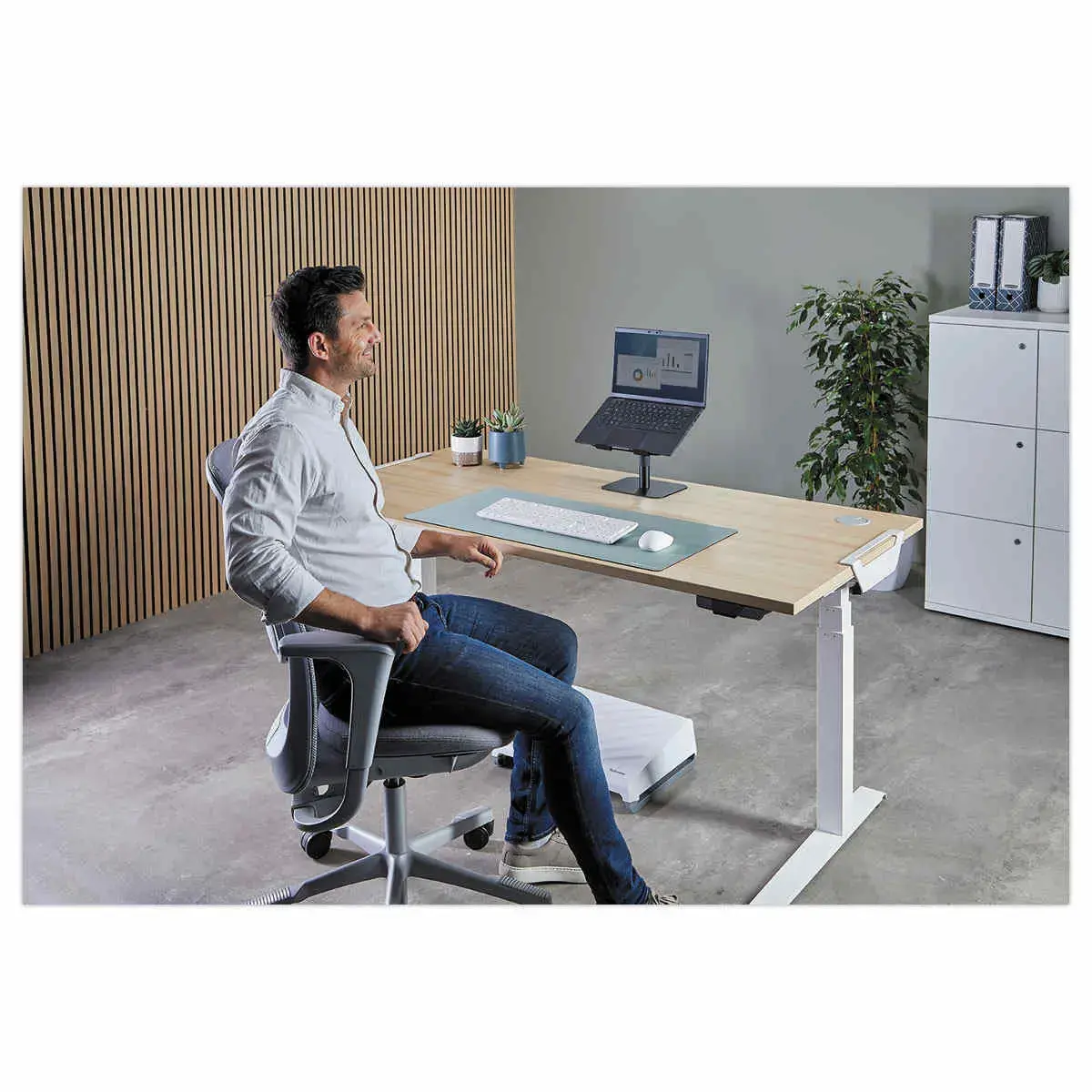 Support PC portable fixe Alumia - Noir - FELLOWES 