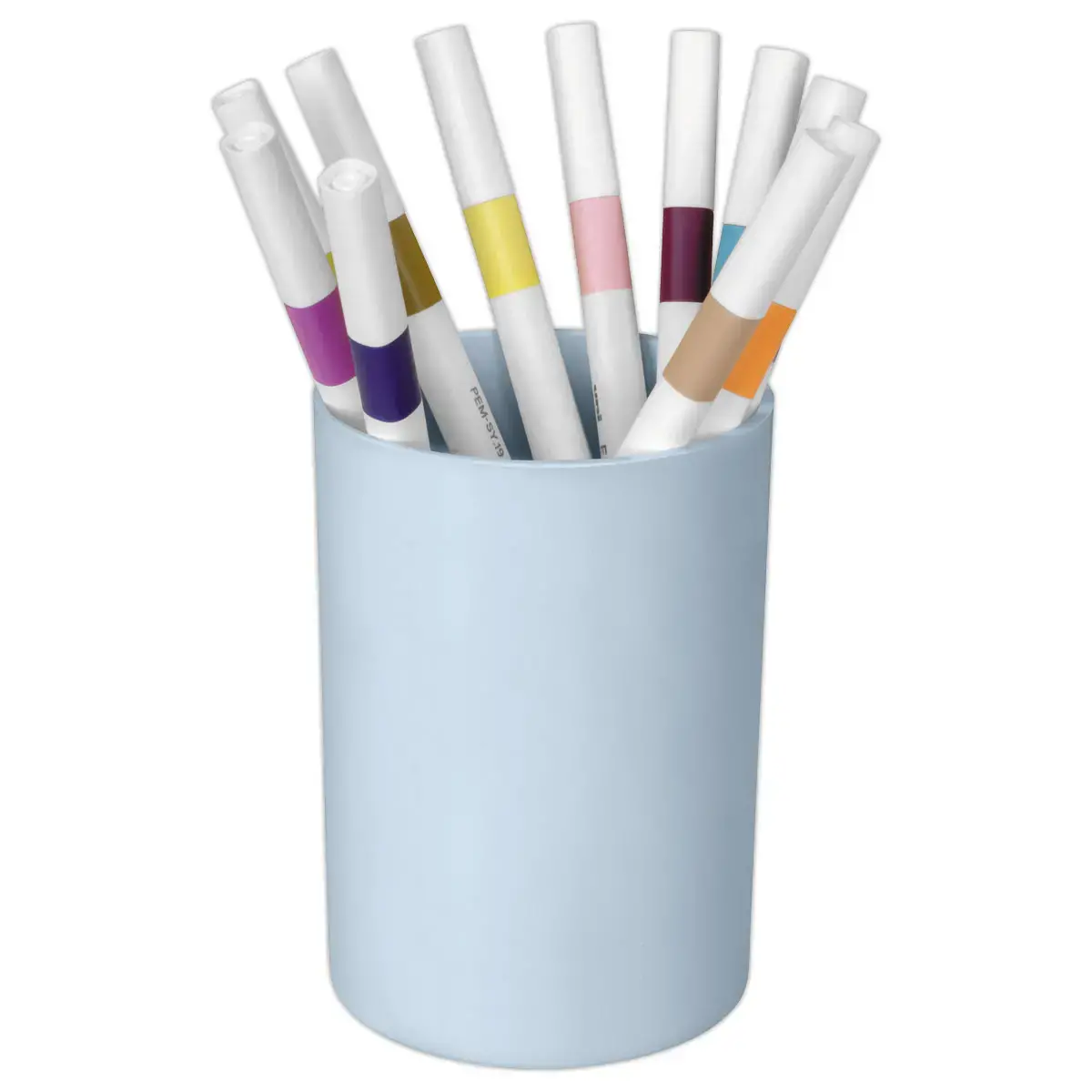 Pot &agrave; crayons - Bleu - CEP 