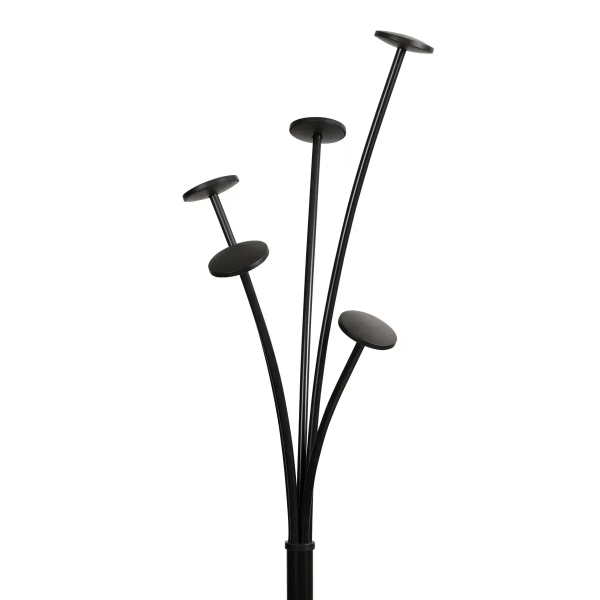 Porte-manteau Festy - 5 patères - Noir - ALBA