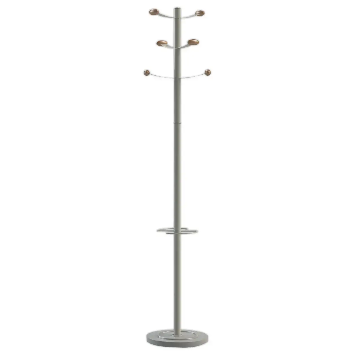 Portemanteau métal 6 patères - UNILUX