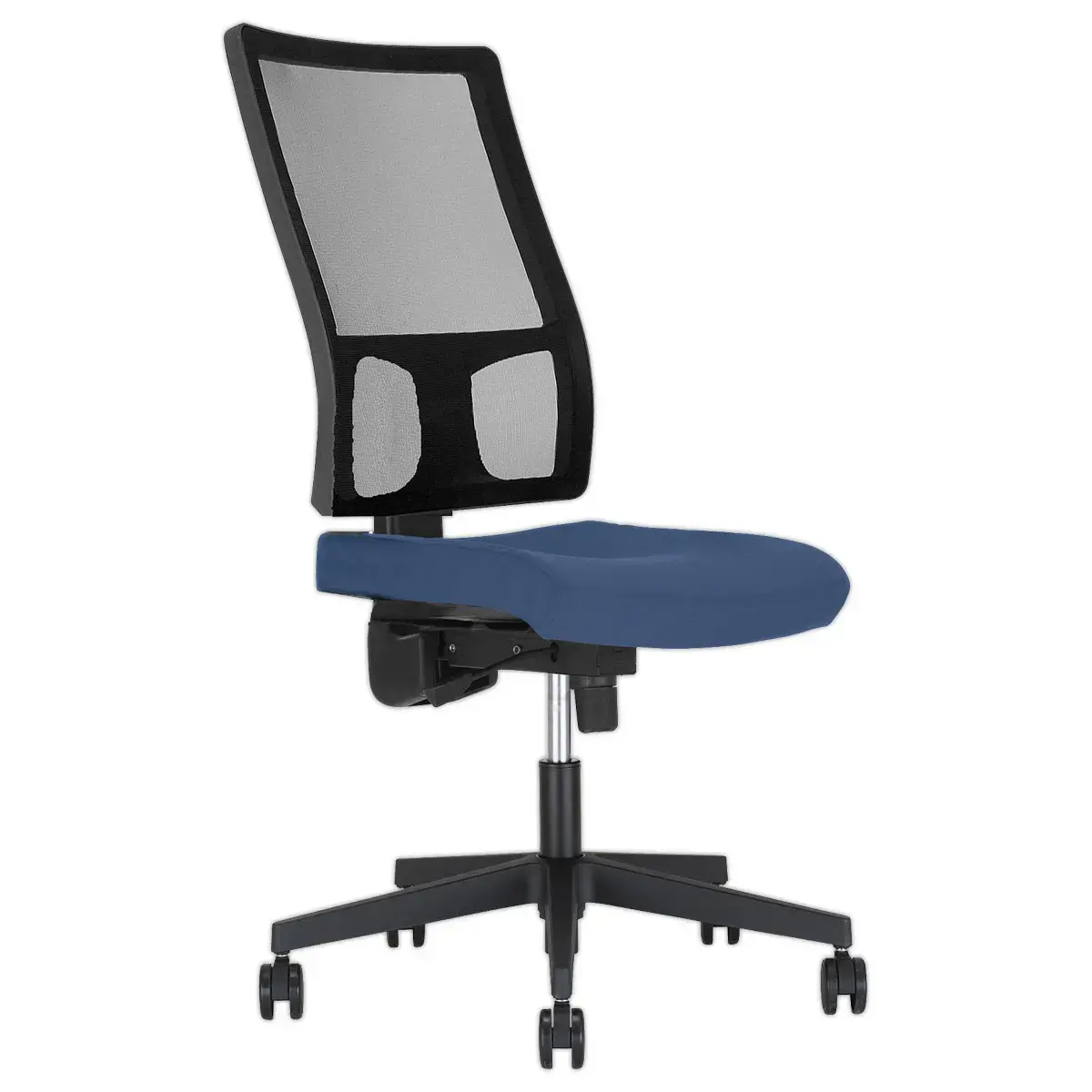 Siège de bureau synchrone Taktik - Gris bleu dossier résille