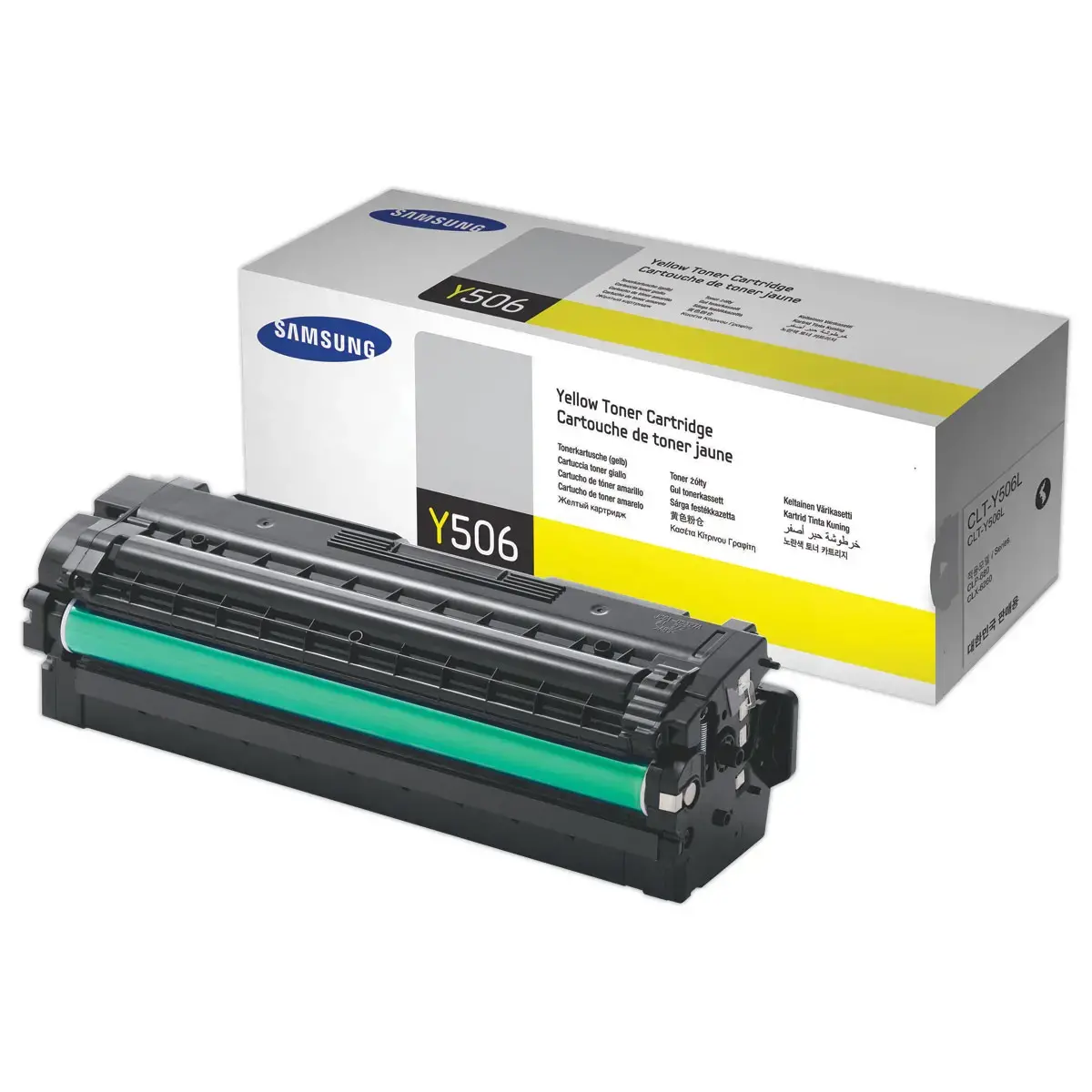 Toner CLT-Y506L SU515A haute capacit&eacute; - Jaune - Samsung 