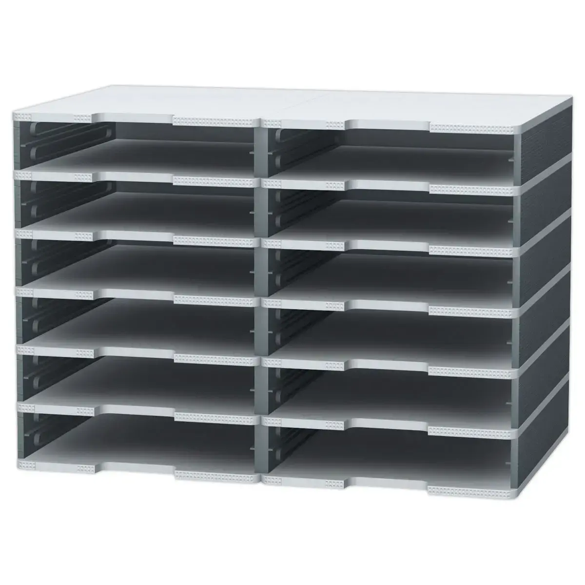 Tiroir pour cases Modulodoc - Hauteur normale 5,4 cm - porte &eacute;tiquette int&eacute;gr&eacute; - EXACOMPTA 