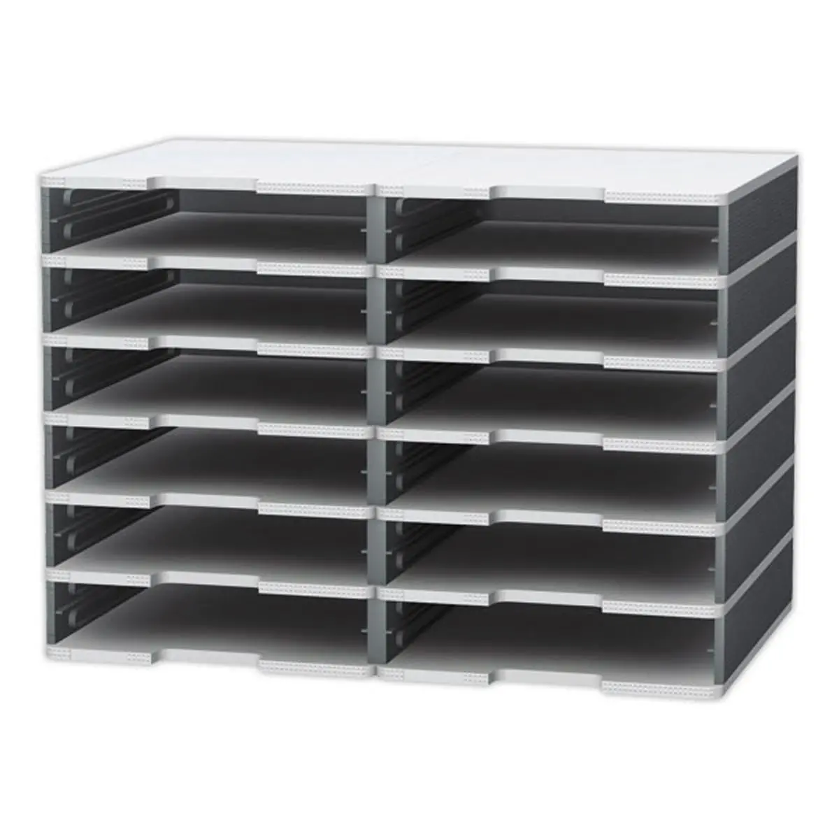 Tiroir pour cases Modulodoc - Hauteur normale 5,4 cm - porte &eacute;tiquette int&eacute;gr&eacute; - EXACOMPTA 