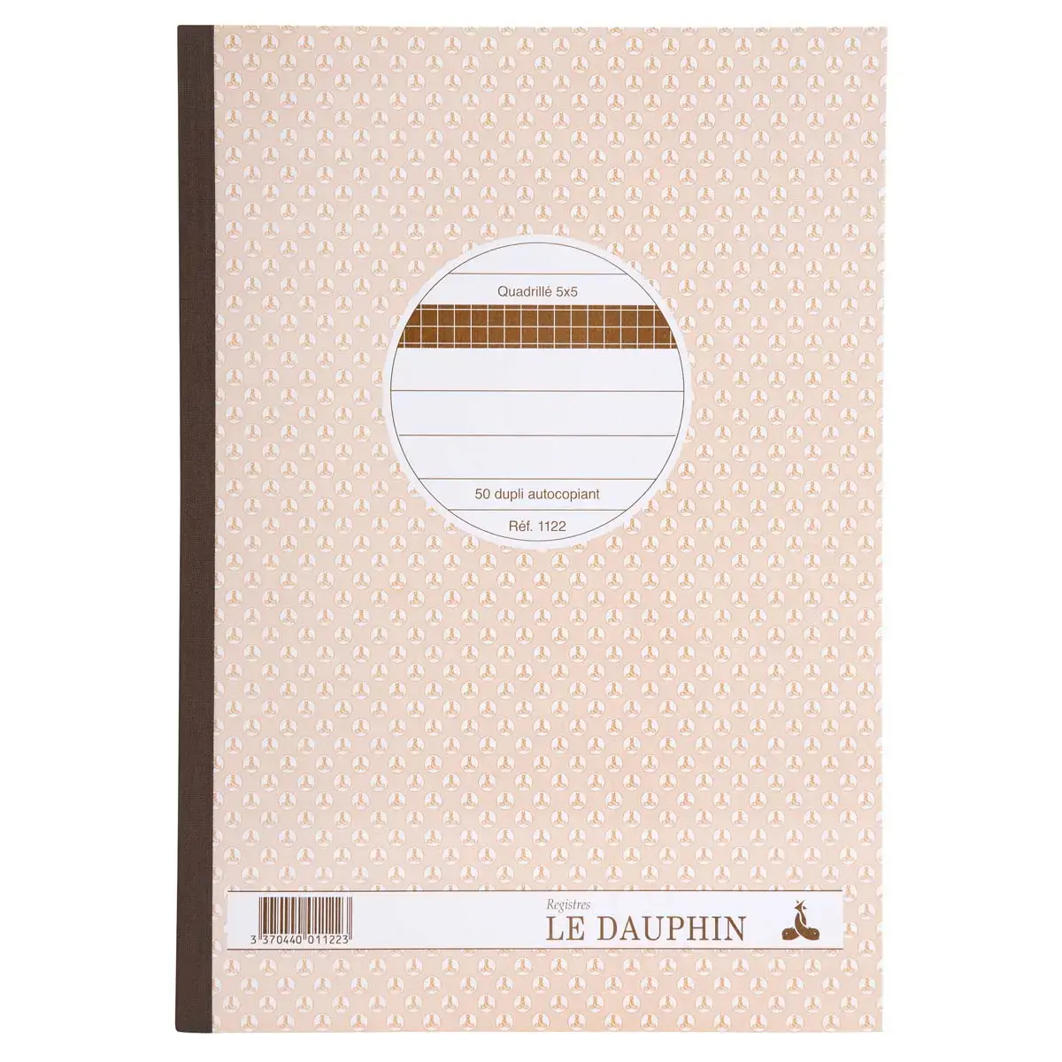 Bloc Manifold Autocopiant Quadrillé Le Dauphin - Lot De 10 Blocs, 50 Feuillets, Format 210x148 Mm