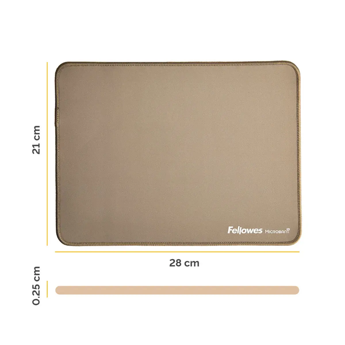 Tapis de souris Breyta XL - Sable - FELLOWES