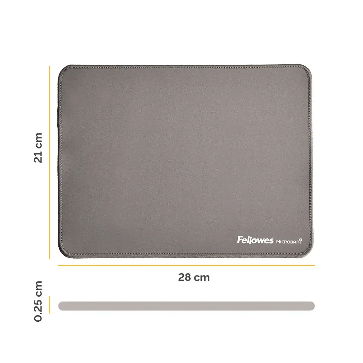 Tapis de souris Breyta XL - Gris - FELLOWES 