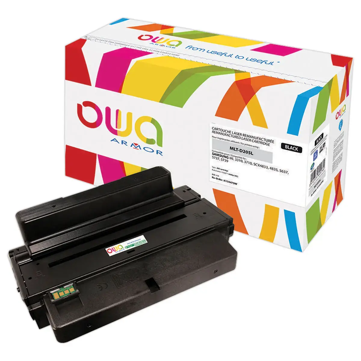 Toner &eacute;q. SAMSUNG MLT-D205L/ELS - Haute capacit&eacute; - Noir - OWA 