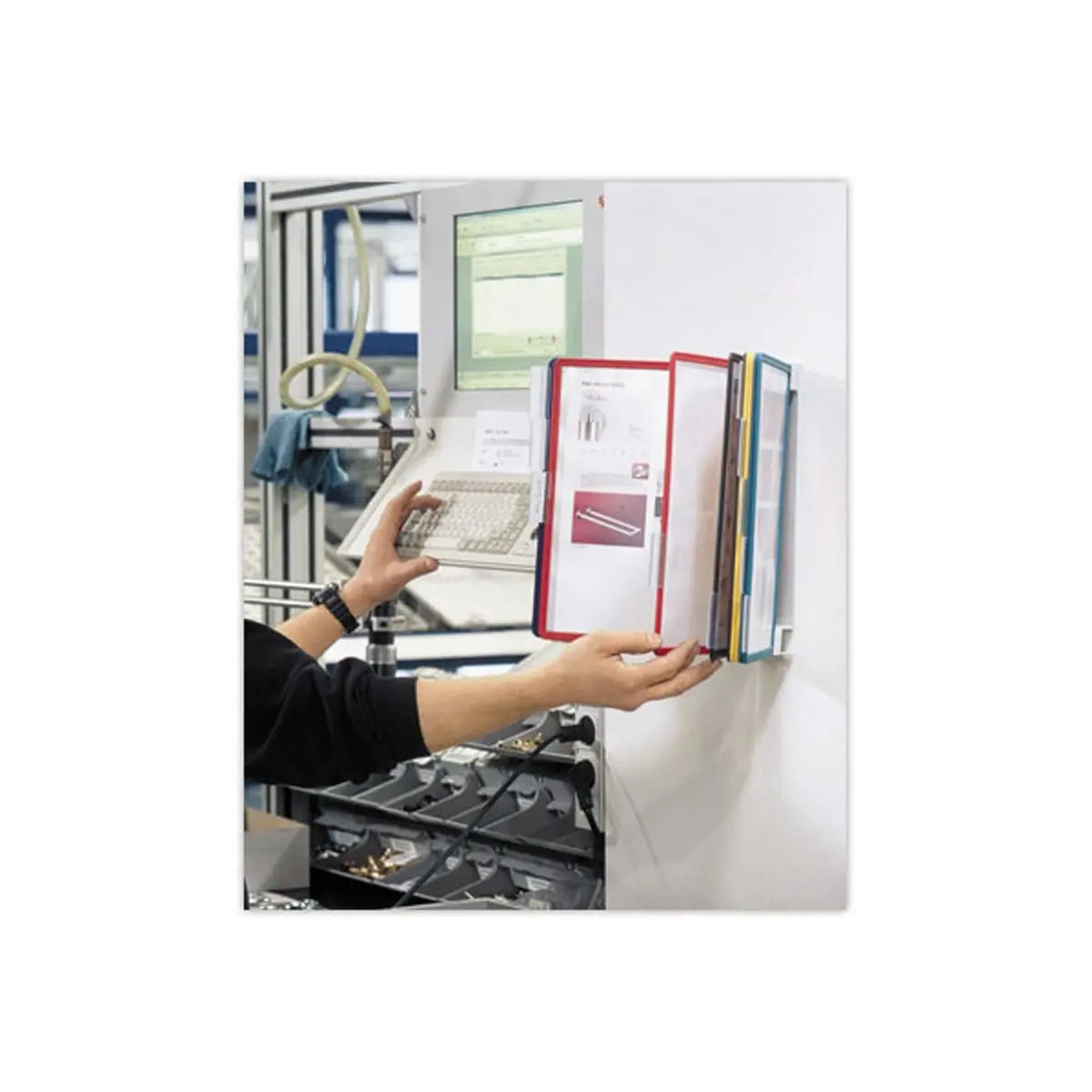 Kit de pr&eacute;sentation mural Vario &ndash; 10 poches &ndash; Color&eacute; &ndash; Durable 