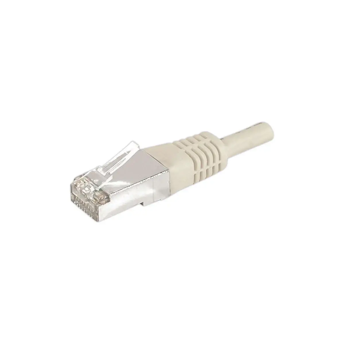 Câble réseau RJ45 - Catégorie 6A F/UTP - 5 mètres - Gris