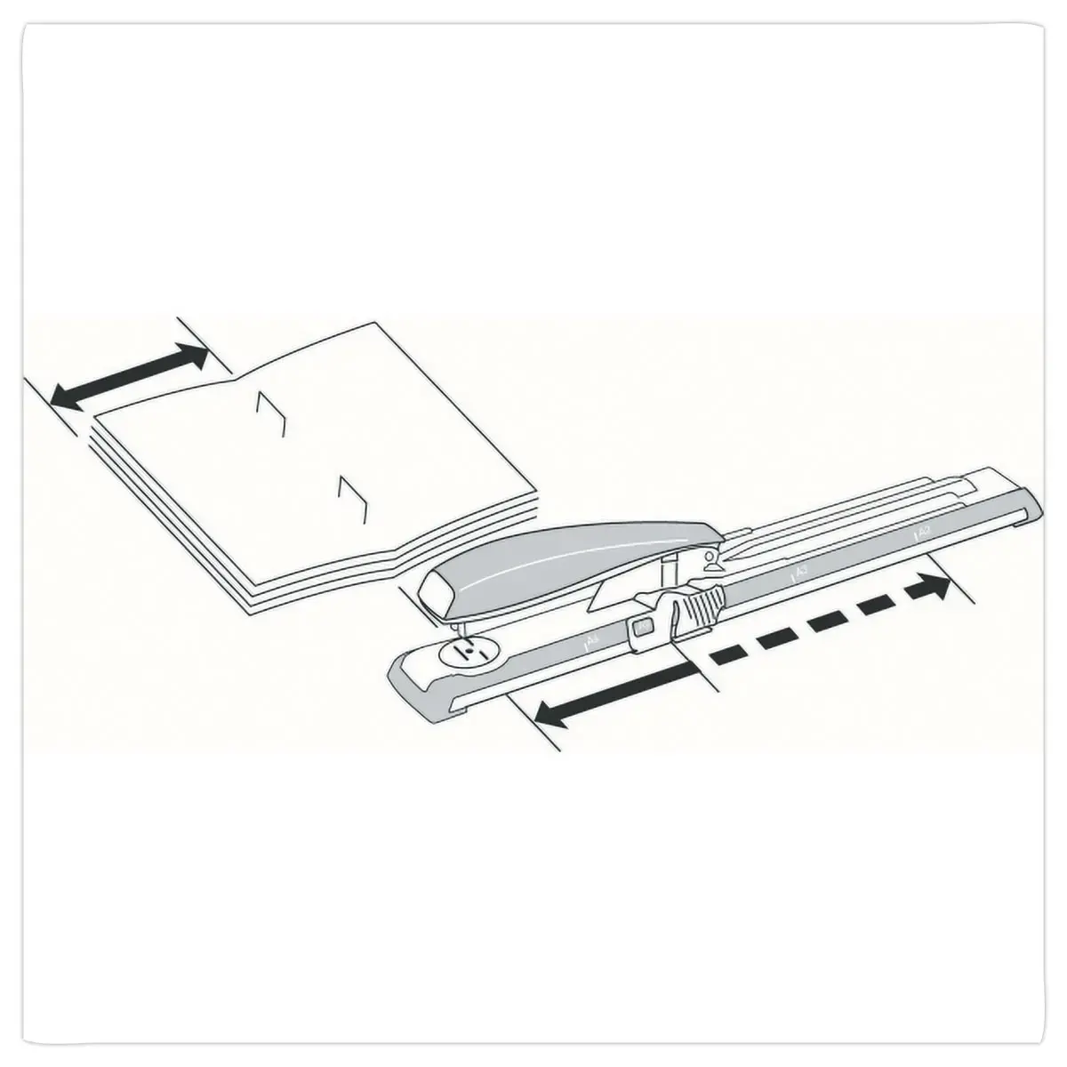Agrafeuse long bras - LEITZ