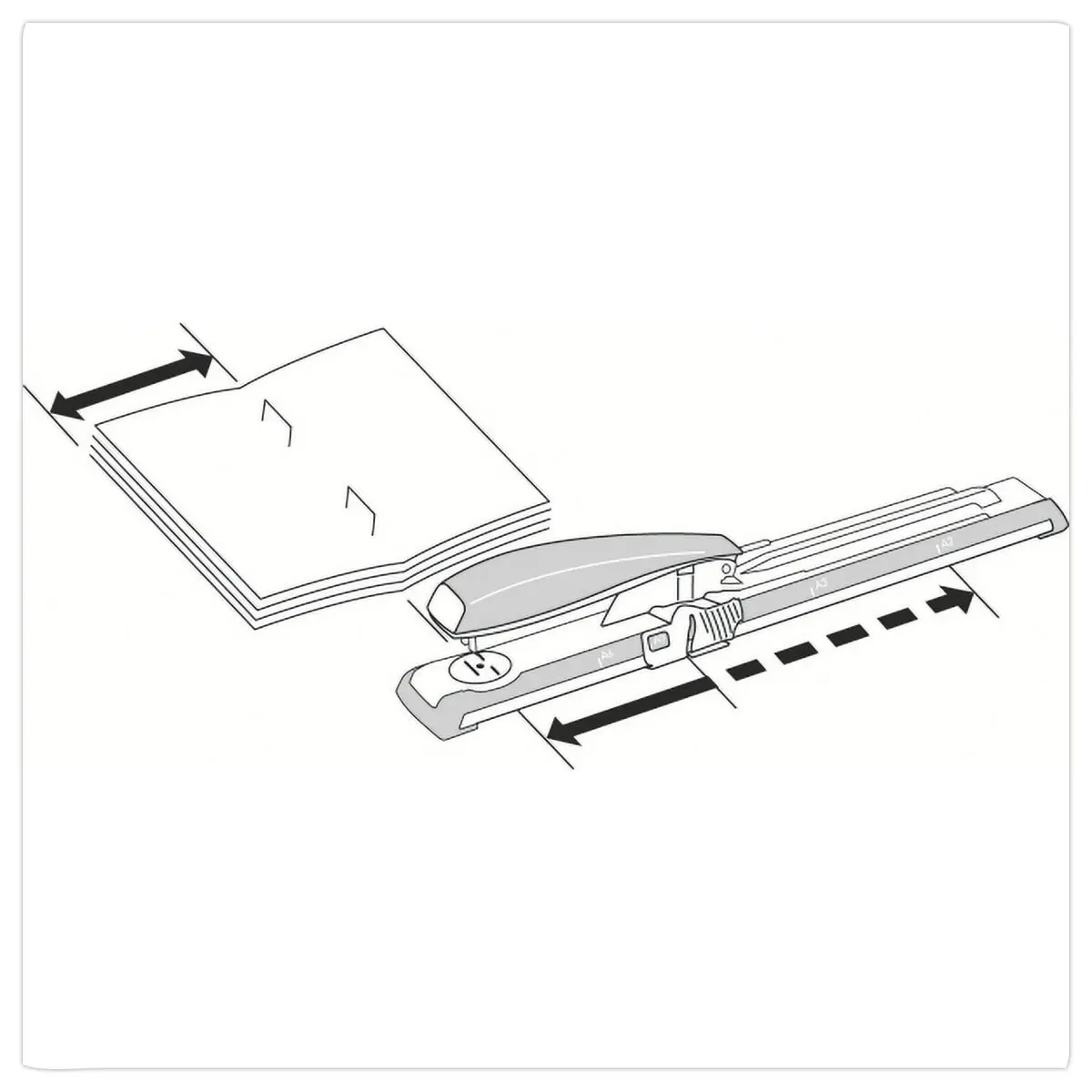 Agrafeuse long bras - LEITZ