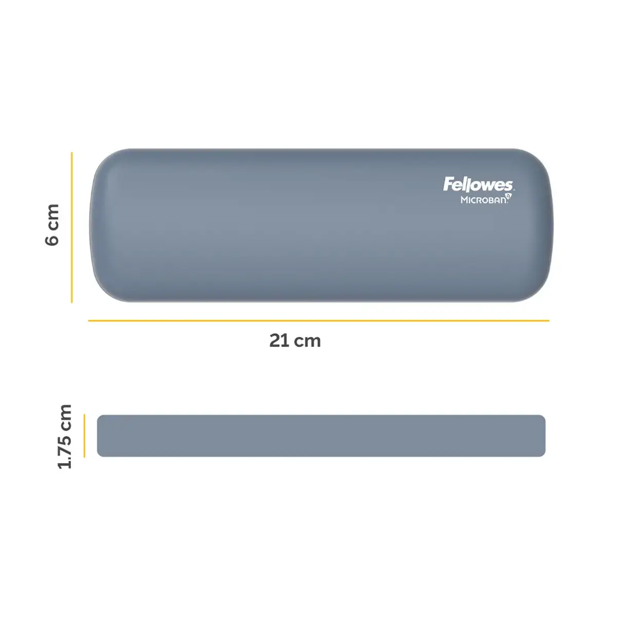 Repose-poignets Breyta - Bleu gris - FELLOWES 