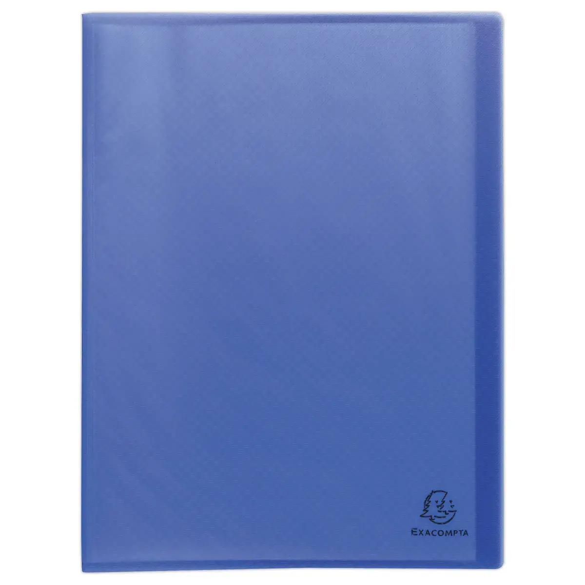 Protège-documents plastique recyclé - 60 vues - Bleu - EXACOMPTA