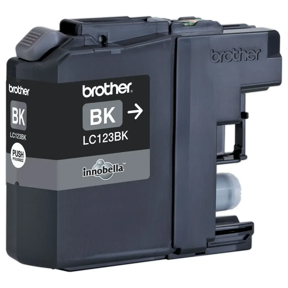 cartouche jet d'encre BROTHER noire LC123BK haute capacit&eacute; 