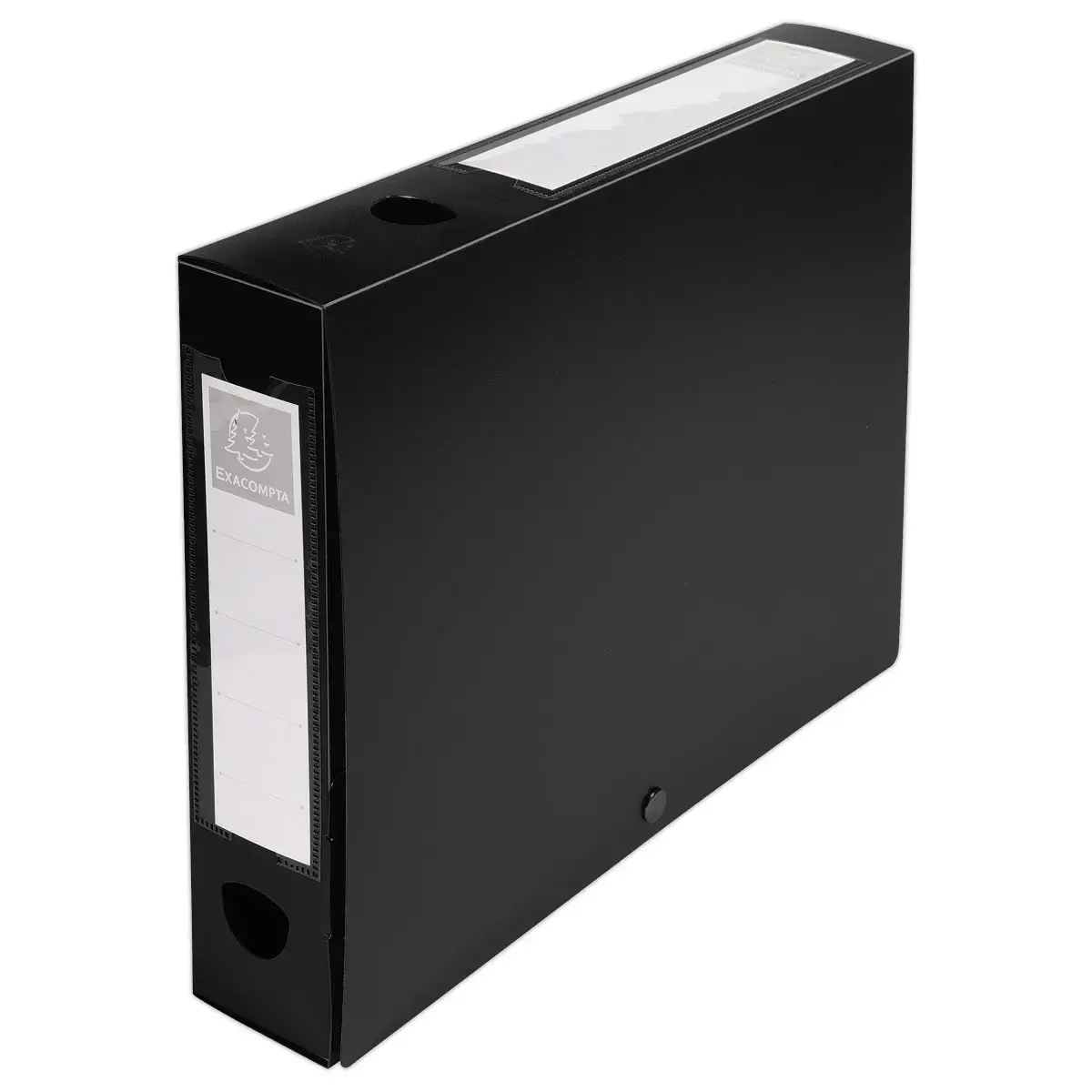 Boite de classement à pression - Dos 60mm - A4 - Noir - EXACOMPTA