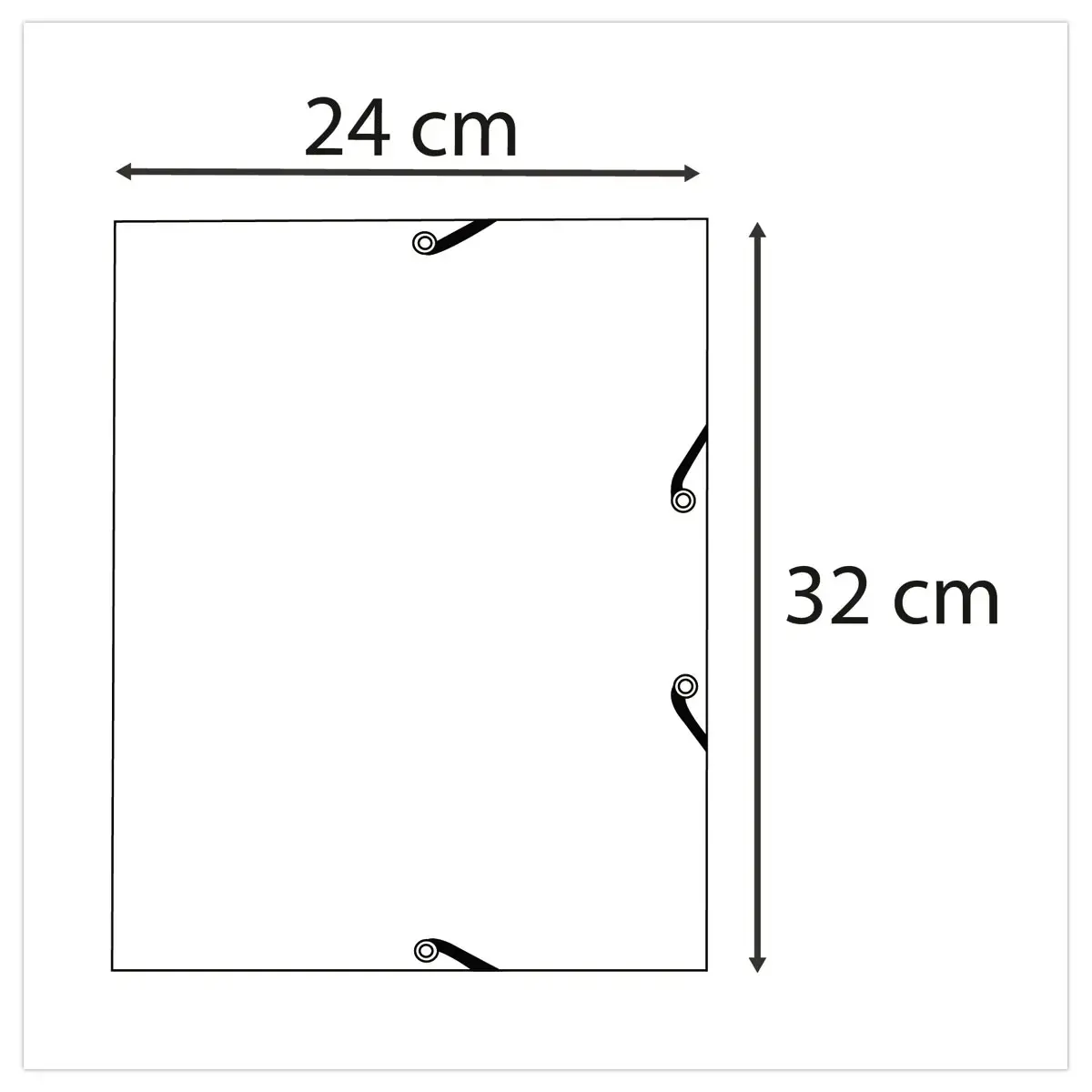 Chemise élastiques 3 rabats AutentiK - Carte recyclée - EXACOMPTA