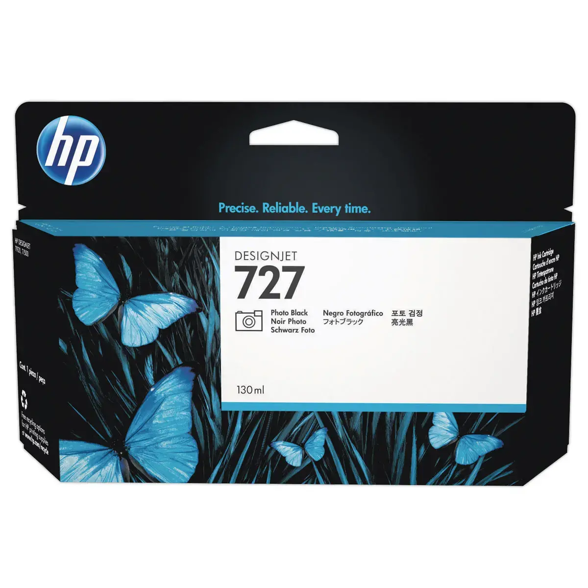 Cartouche jet d'encre HP photo noire N&deg;727 