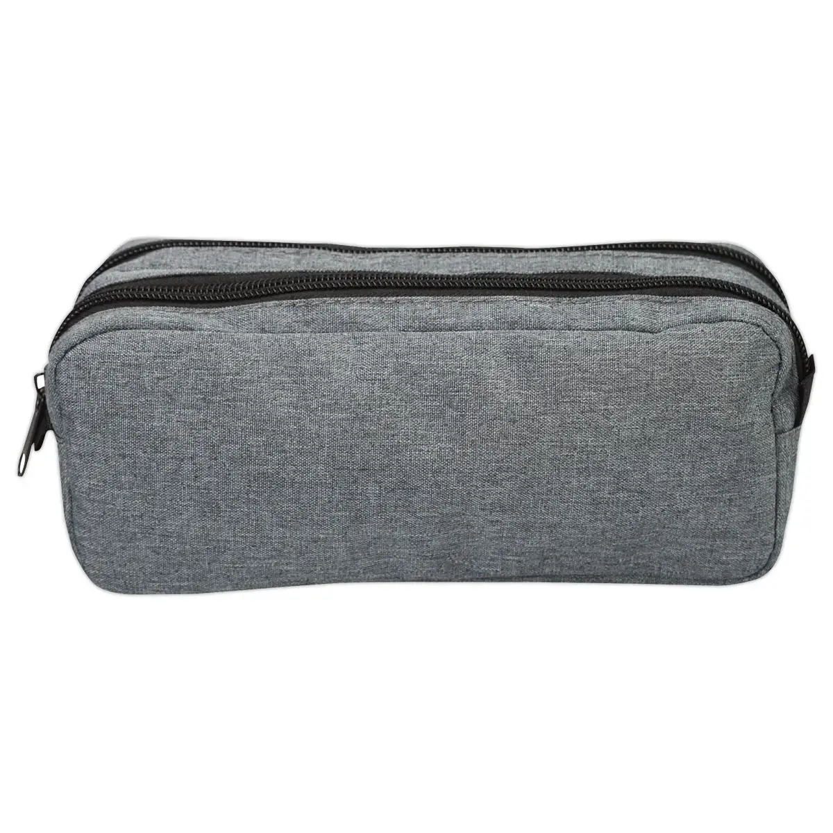 Trousse rectangulaire - 2 compartiments - Gris - SIGN