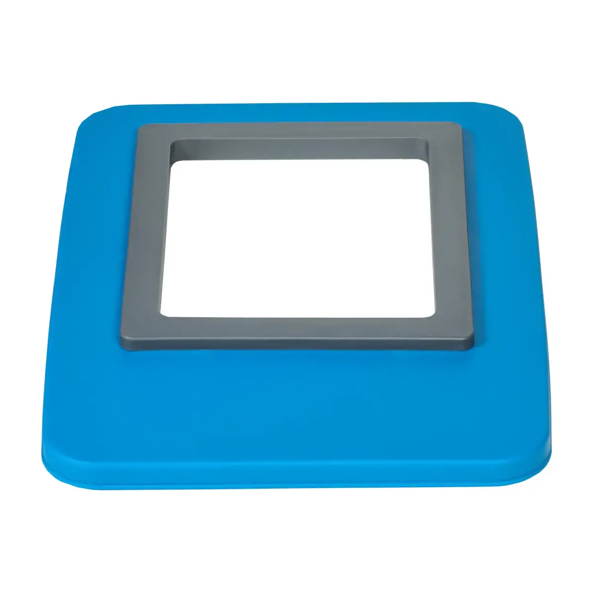 Cadre couvercle pour collecteurs "recyclage" 60L et 80L - Bleu