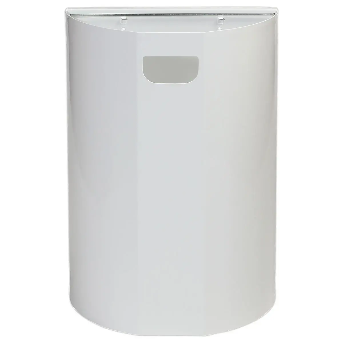 Collecteur mural demi-lune - 20L - Blanc