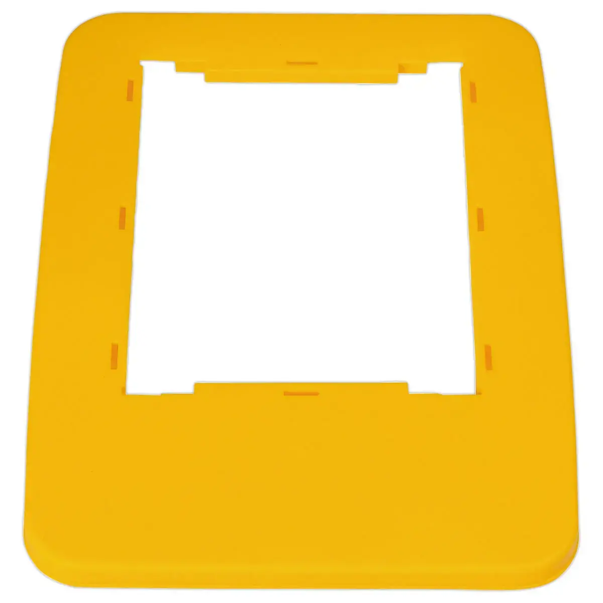 Cadre couvercle pour collecteurs "recyclage" 60L et 80L - Jaune