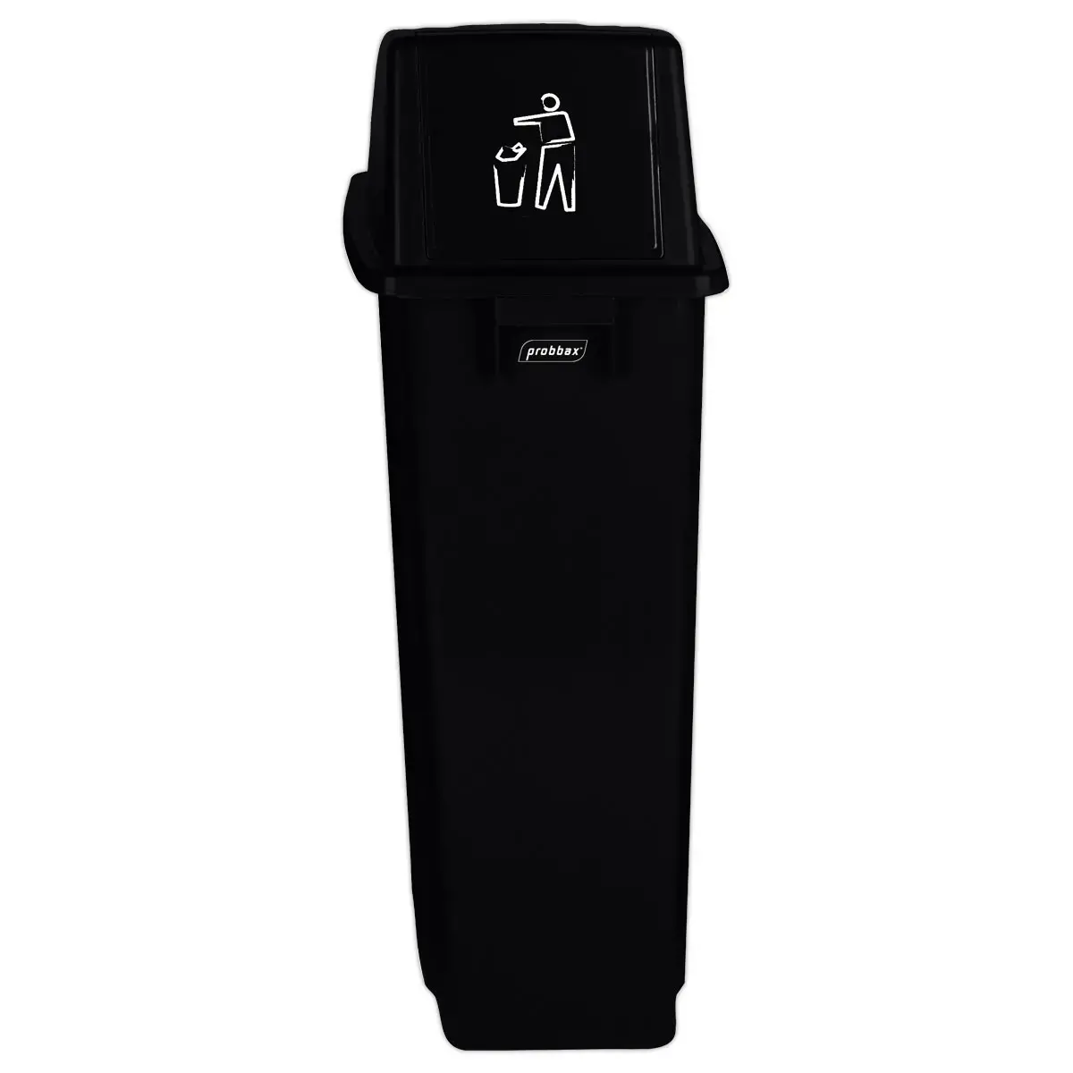 Collecteur "recyclage" - 80L - Noir