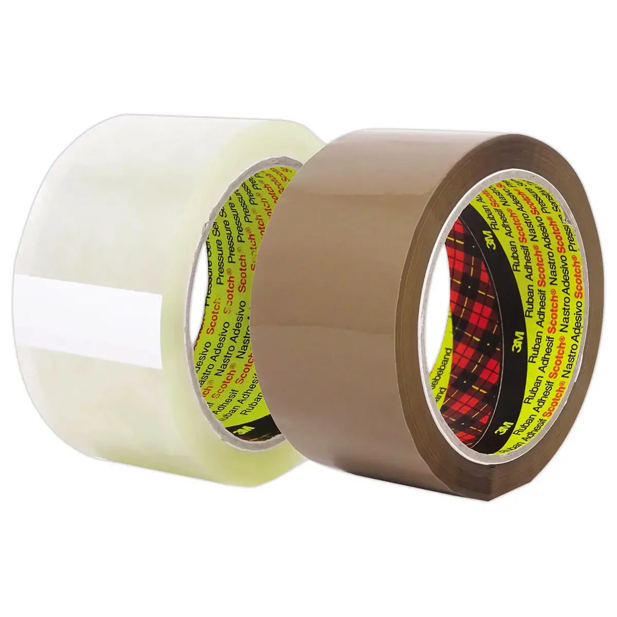 36 rouleaux d'adhésif d'emballage transparent - 3739
