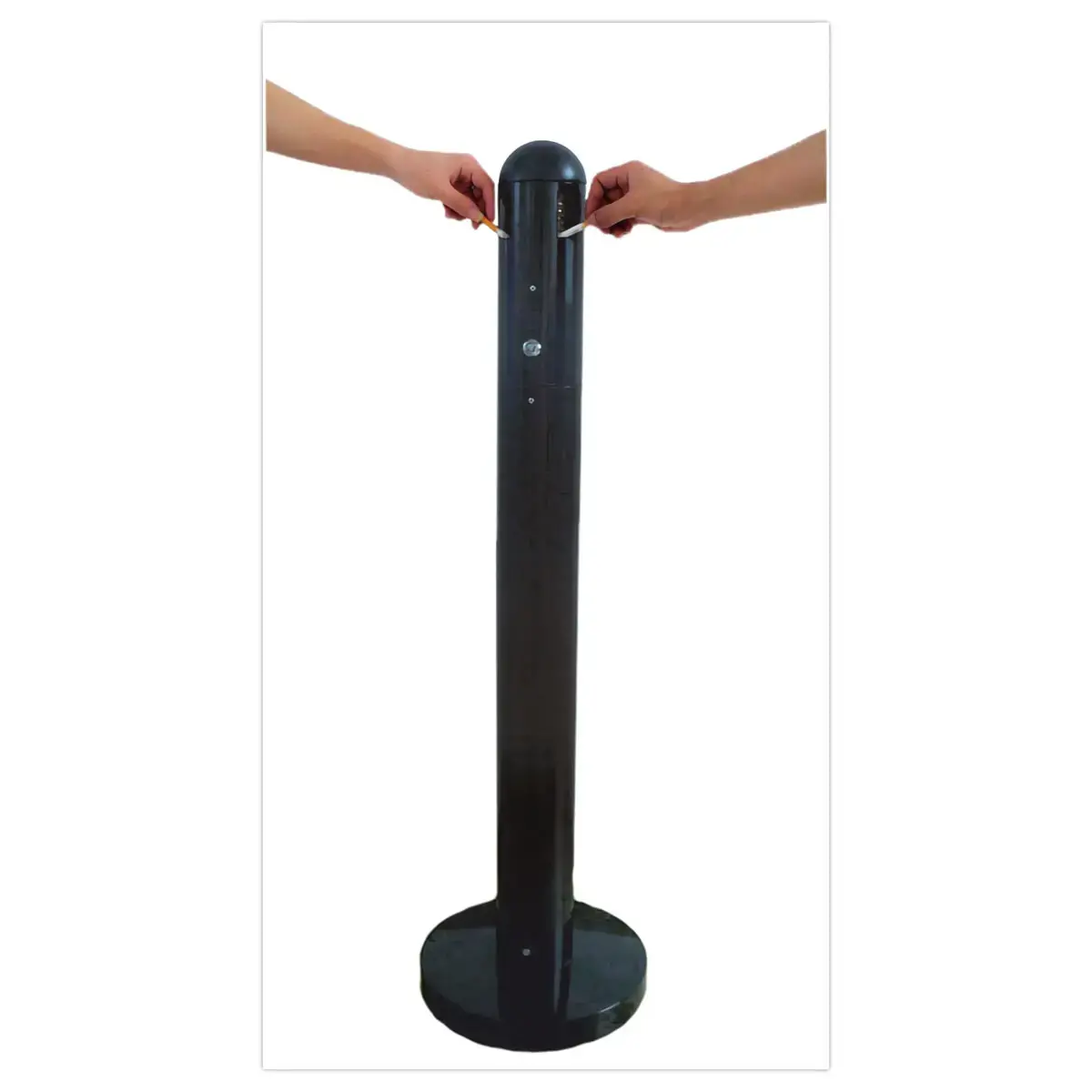 Cendrier tubulaire - 3L - Anthracite - PROBBAX