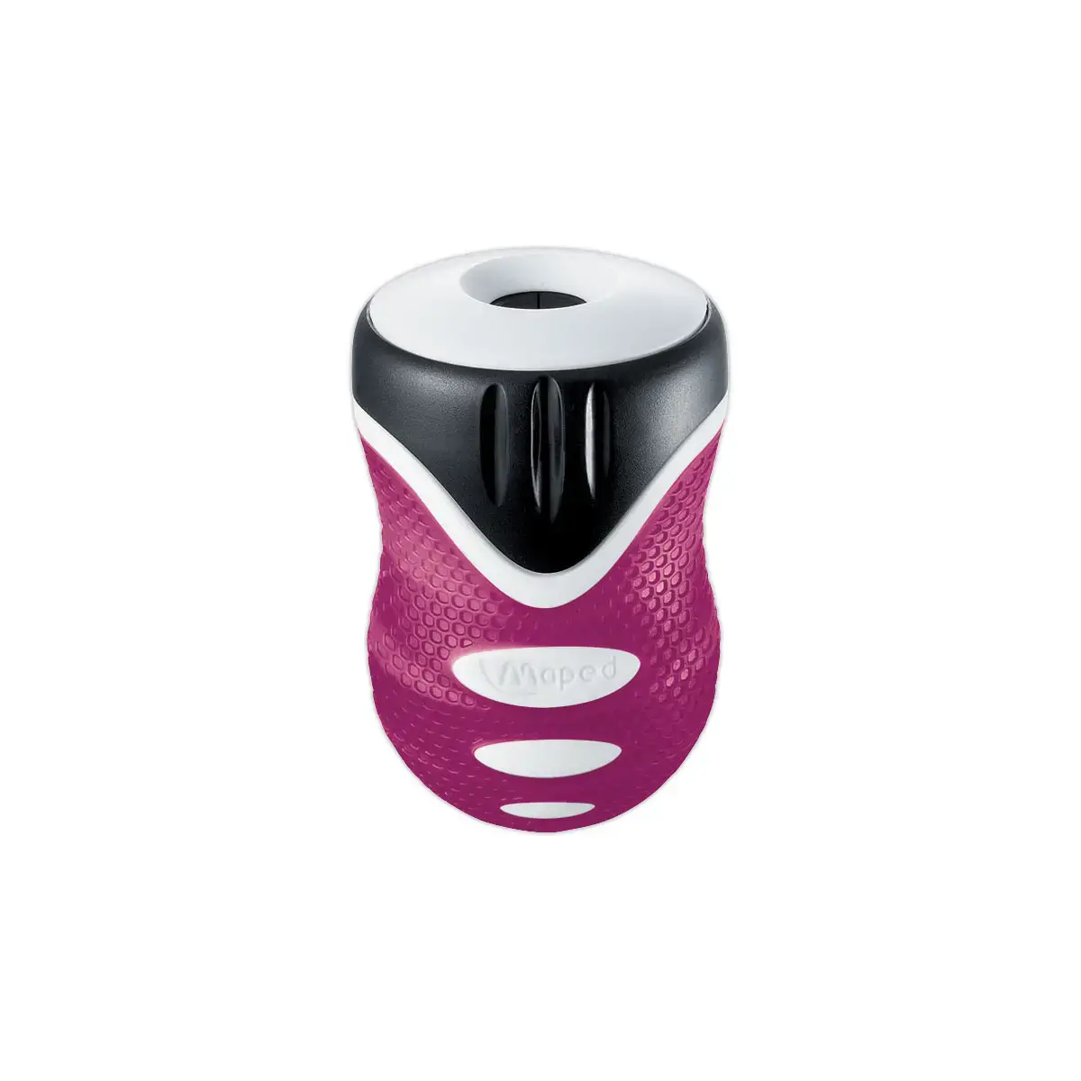 Taille-crayon bi-mati&egrave;re Clean grip avec r&eacute;servoir - Maped 