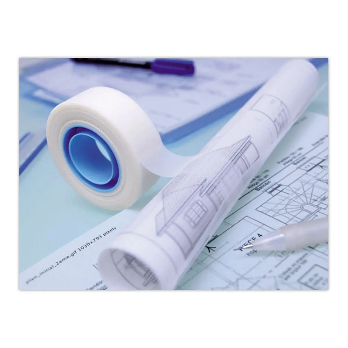 Rouleau d'adhésif invisible et repositionnable - SCOTCH Magic 811 - 33 m x 19 mm