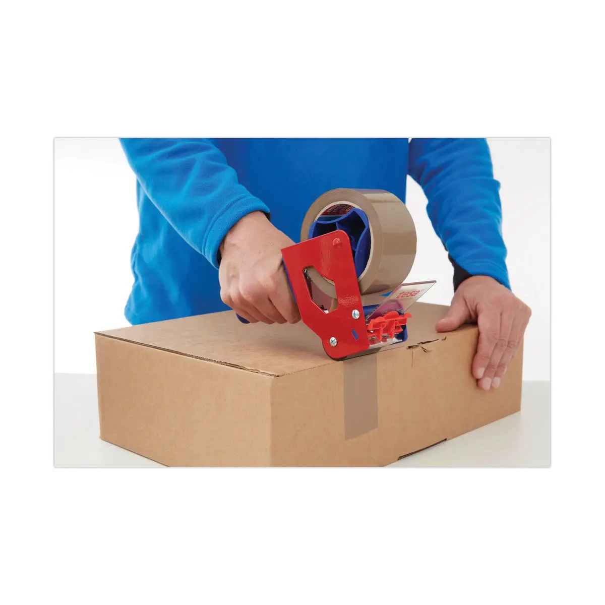 Rouleau d'adhésif d'emballage Havane - 100 m x 5 cm - TESA