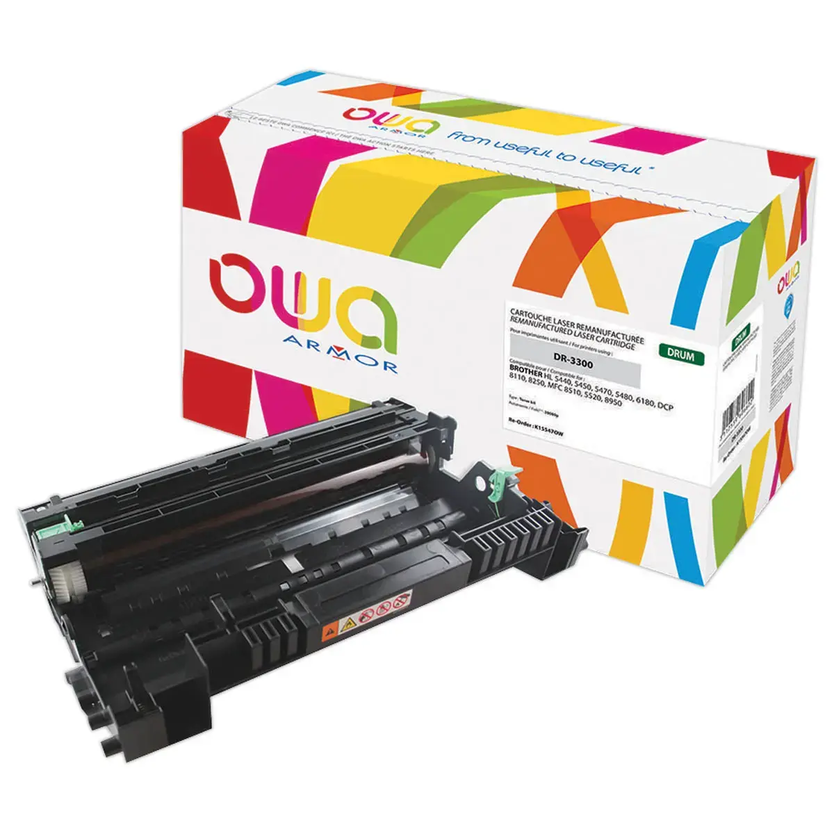 Tambour éq. BROTHER DR-3300 - Noir- OWA