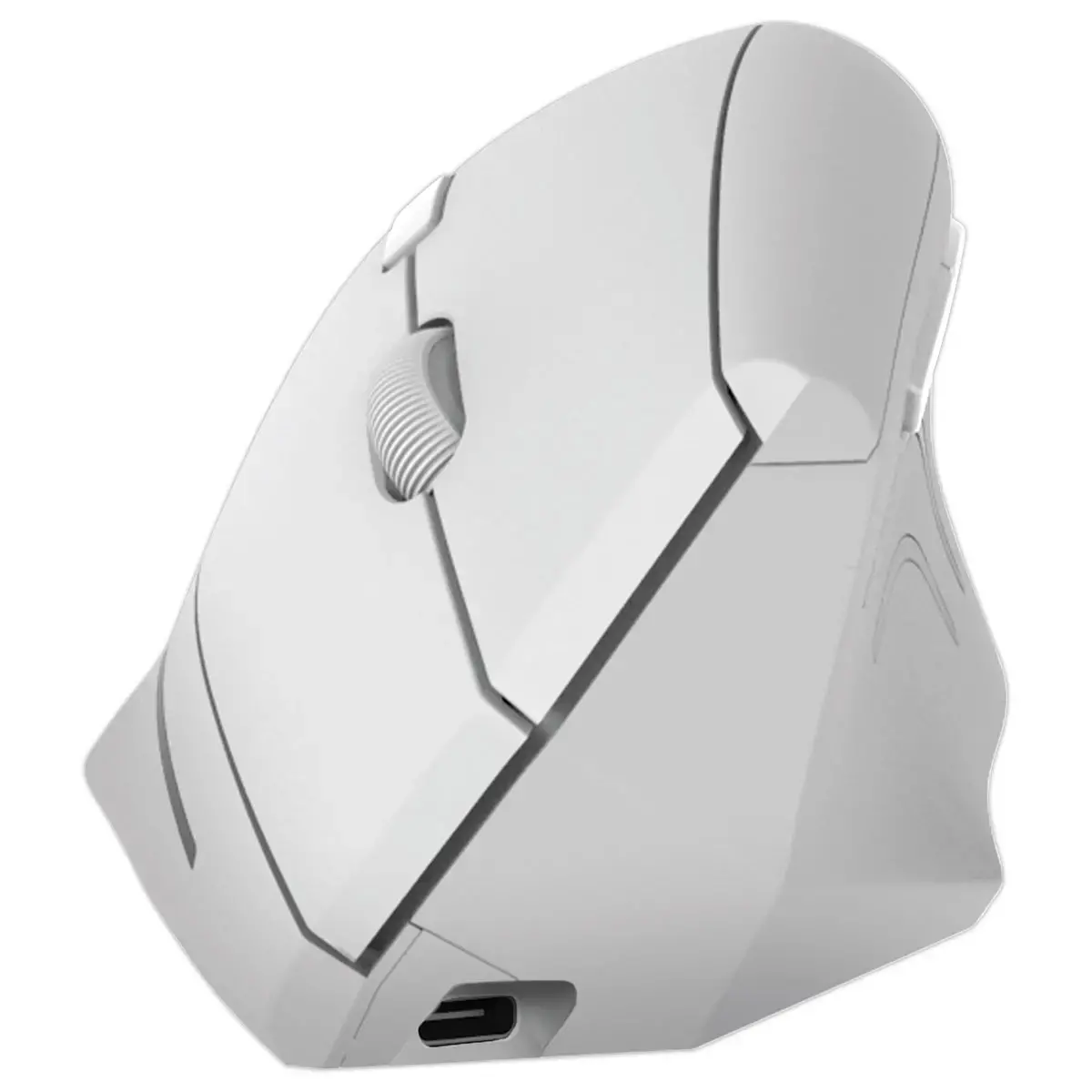 Souris ERGO sans fil - Verticale - Rechargeable - Blanc - T'NB