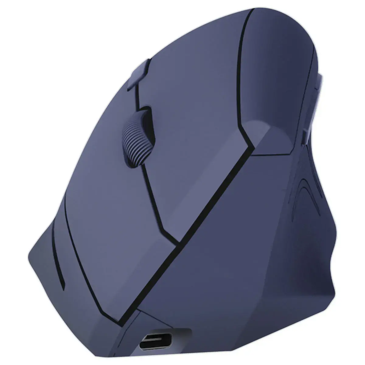 Souris ERGO sans fil - Verticale - Rechargeable - Bleu - T'NB