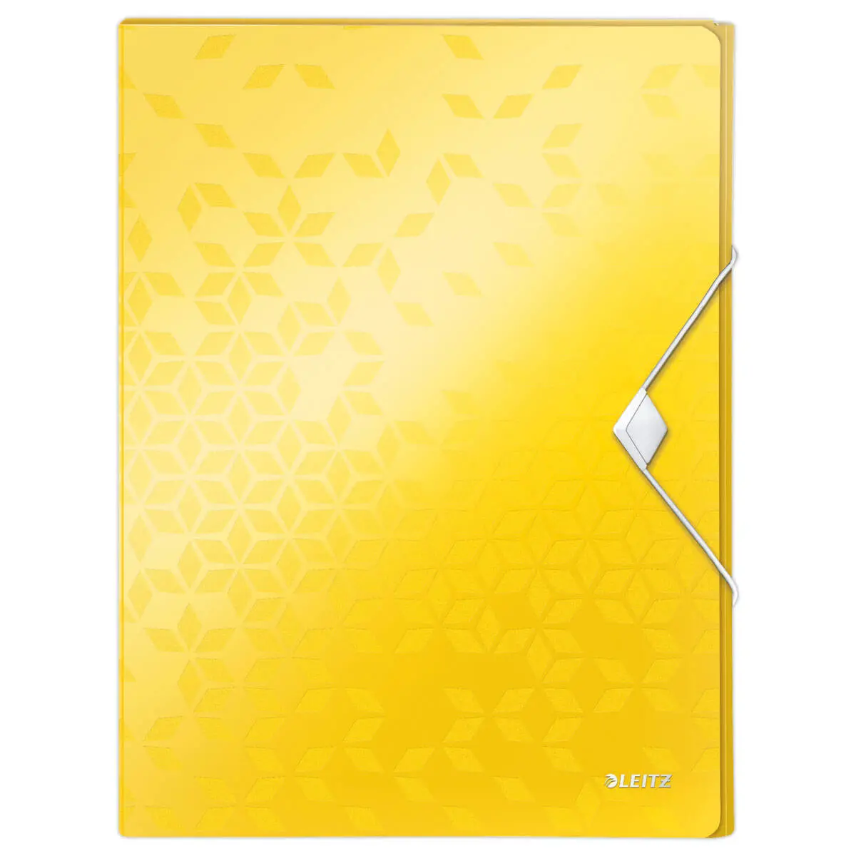 Bo&icirc;te de classement plastique WOW - Jaune - LEITZ 