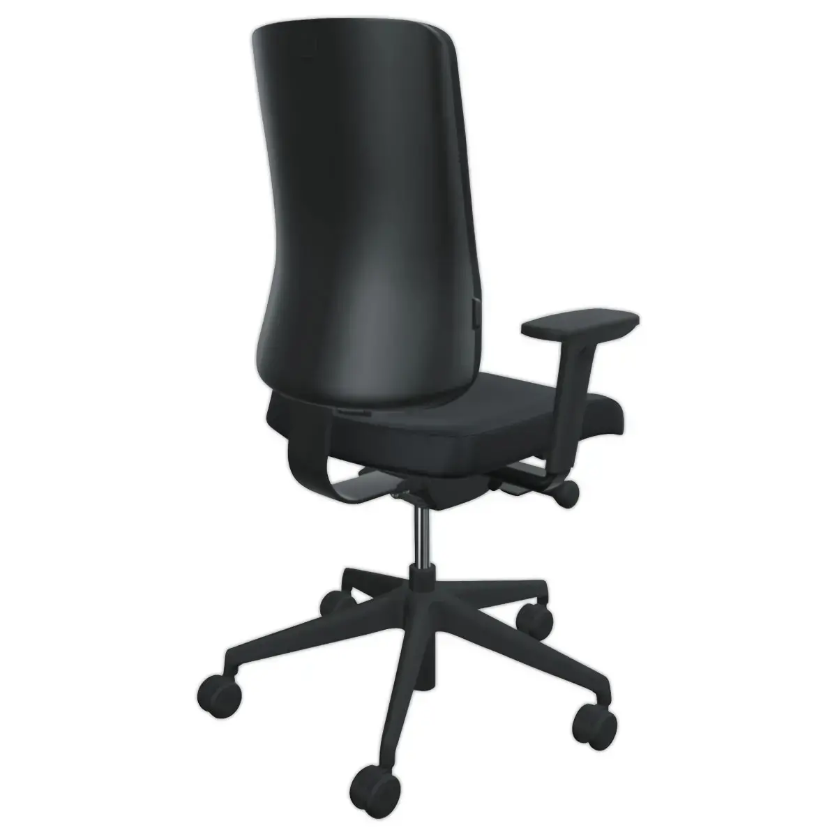 Siège synchrone ATILA ERGO tissu noir accotoirs 4D