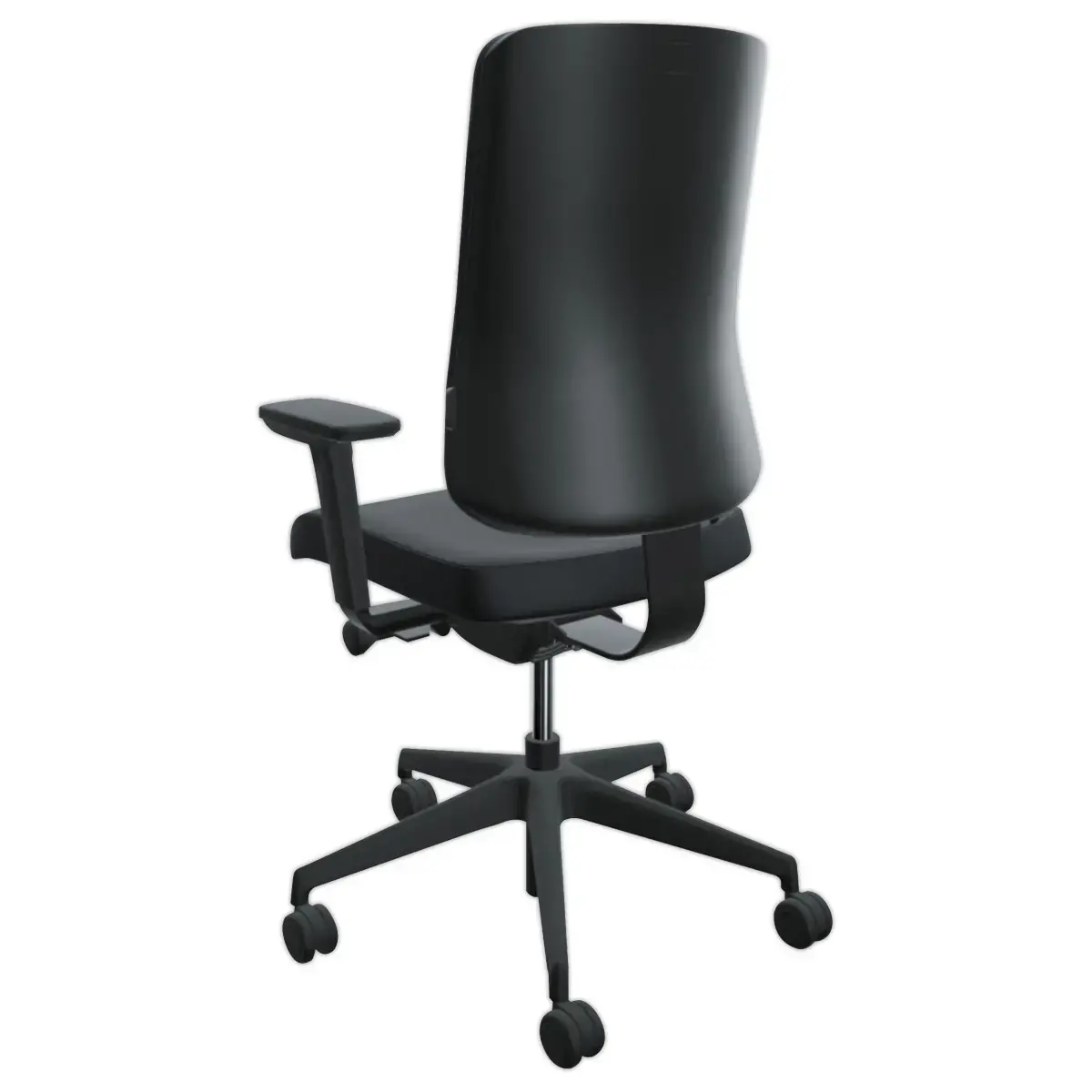 Siège synchrone ATILA ERGO tissu noir accotoirs 4D