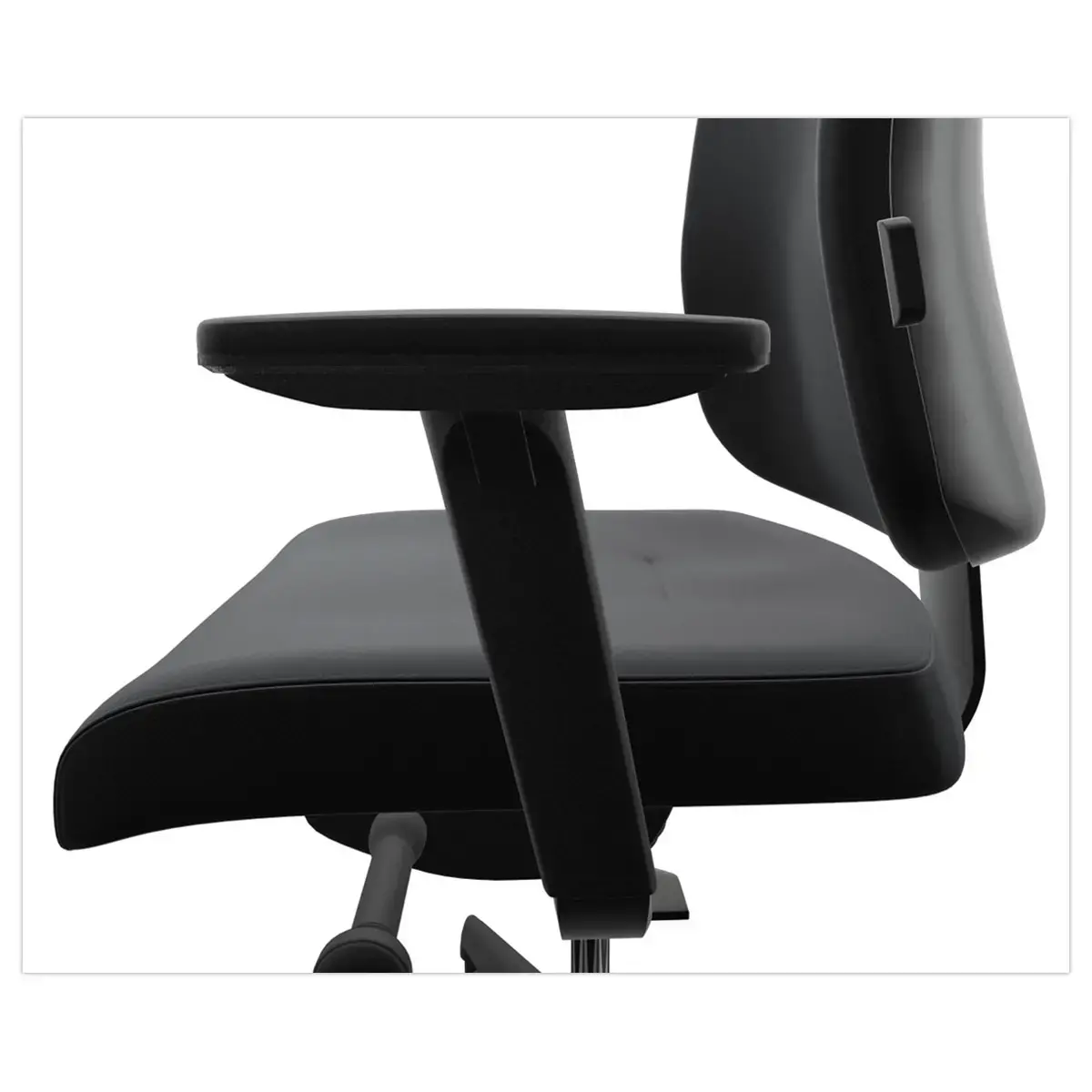 Siège synchrone ATILA ERGO tissu noir accotoirs 4D