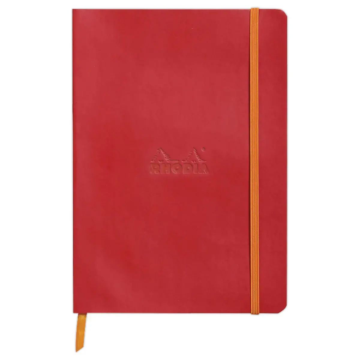 Carnet souple Rhodiarama Coquelicot - A5 - 5x5 - 160 pages - RHODIA