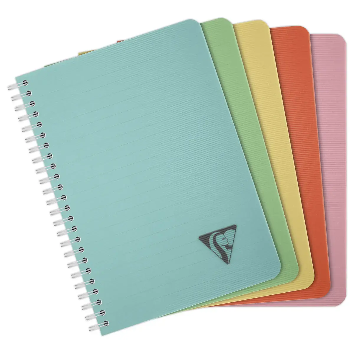 Cahier spirale Linicolor - A5 - 180 pages - Lign&eacute; - CLAIREFONTAINE 