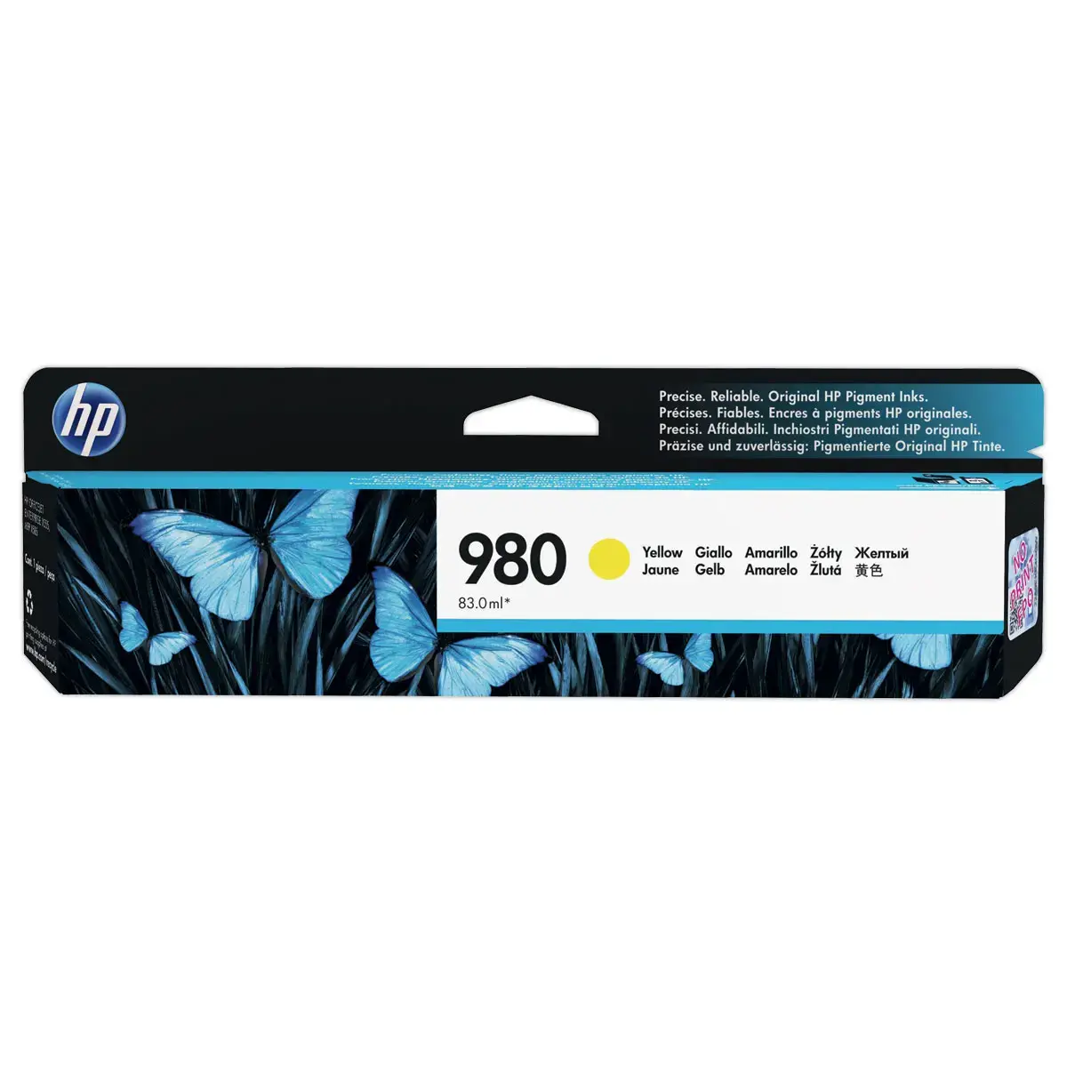 HP 980 cartouche d'encre jaune D8J09A 