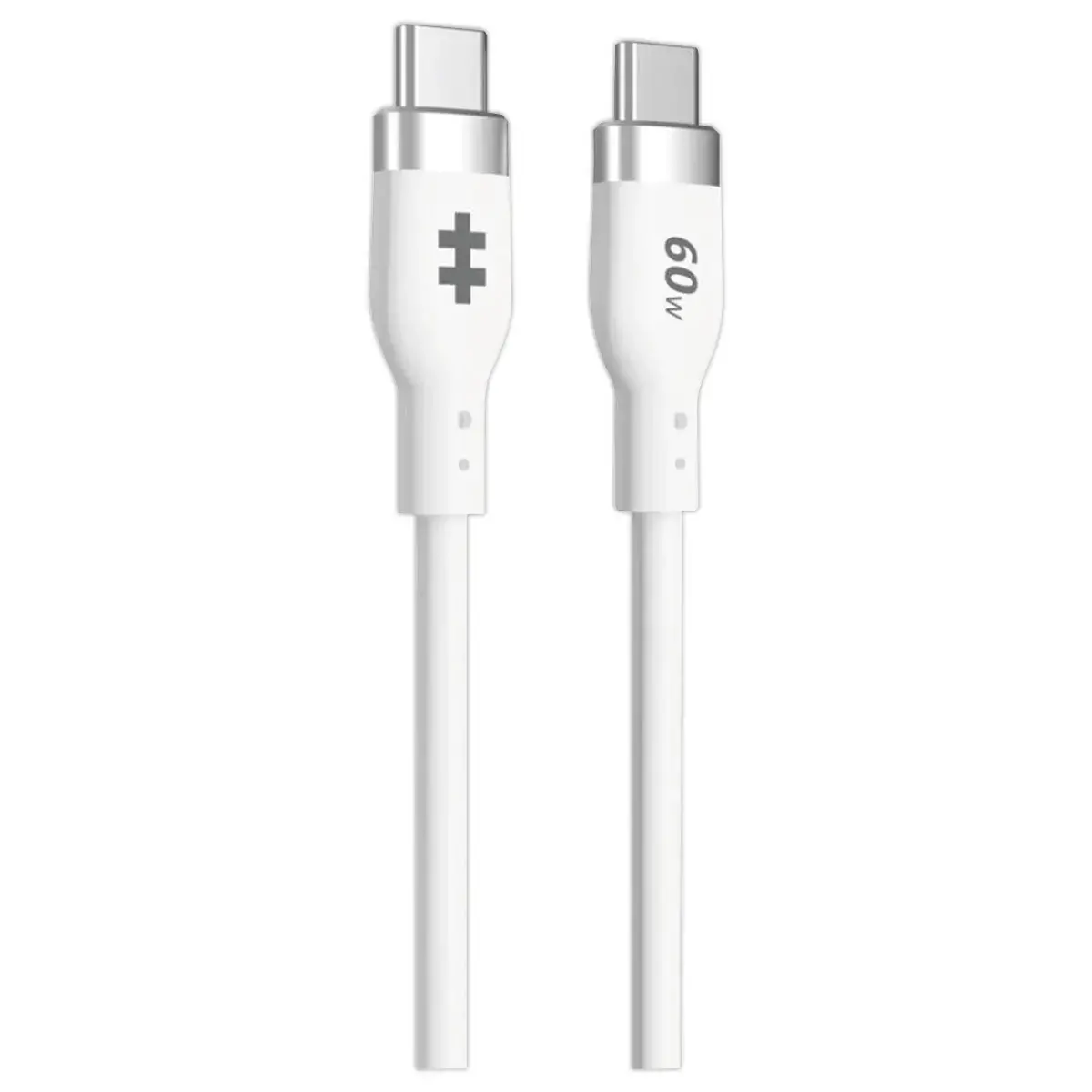 Câble USB-C 60W 1,5M - Blanc - HYPERTEC