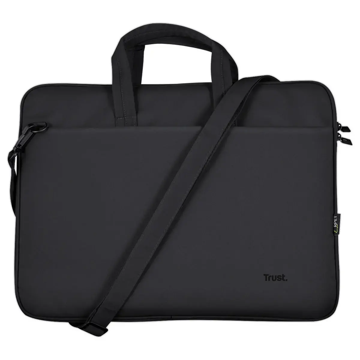 Sacoche pour PC 16" Recycl&eacute;e + Souris Sans Fil Noir - TRUST 
